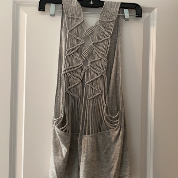 Gray Free People Tank Top - Picture 3 of 4